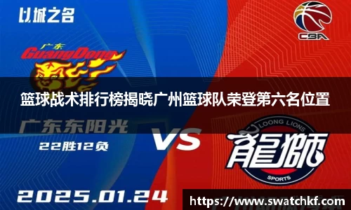 篮球战术排行榜揭晓广州篮球队荣登第六名位置